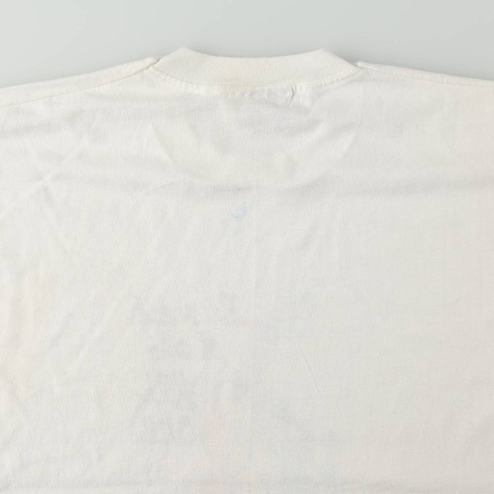 90'S Fruit of the Loom Best Message Print T-Shirt Made in USA Men's XL Vintage cotton white type Vintage Second Hand