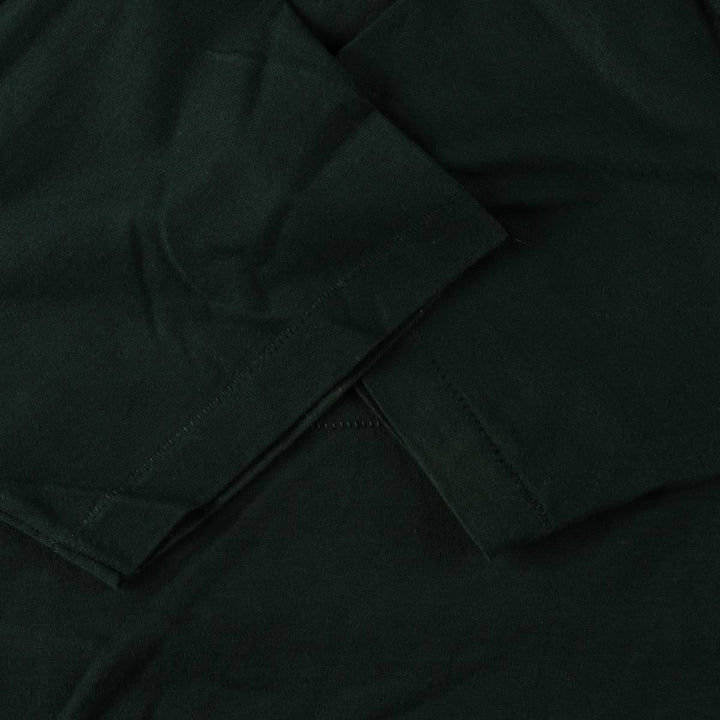 90'S Fruit of the Loom Best Printed T-shirt, Made in USA, Men's L size, Vintage cotton Green type dark green Vintage Second Hand