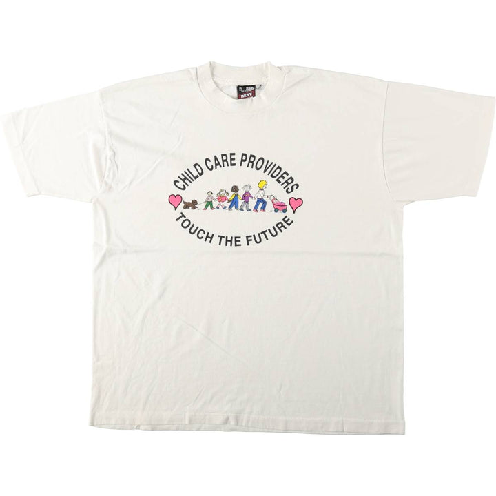 90'S Fruit of the Loom Best Printed T-shirt, Made in USA, Men's XL, Vintage cotton white type Vintage Second Hand