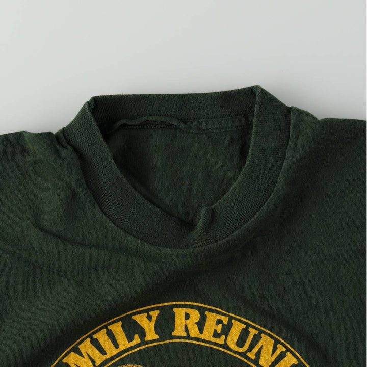 Vintage printed T-shirt from the 1990s, equivalent to men's size L. unclear Green type dark green Vintage Second Hand