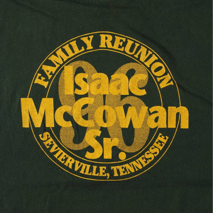 Vintage printed T-shirt from the 1990s, equivalent to men's size L. unclear Green type dark green Vintage Second Hand