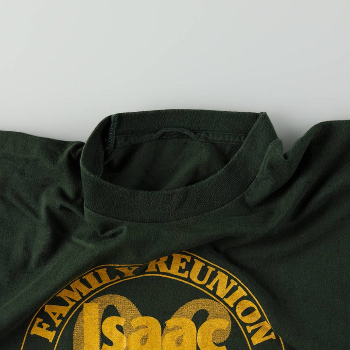 Vintage printed T-shirt from the 1990s, equivalent to men's size L. unclear Green type dark green Vintage Second Hand