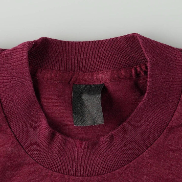 ~90'S Vintage Printed T-shirt, Men's M size unclear Red type red-purple Vintage Second Hand