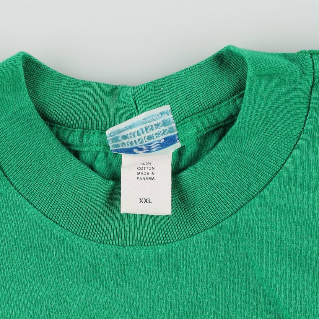 Princess Cruises Souvenir T-shirt (Men's XXL equivalent) cotton green type Vintage Second Hand