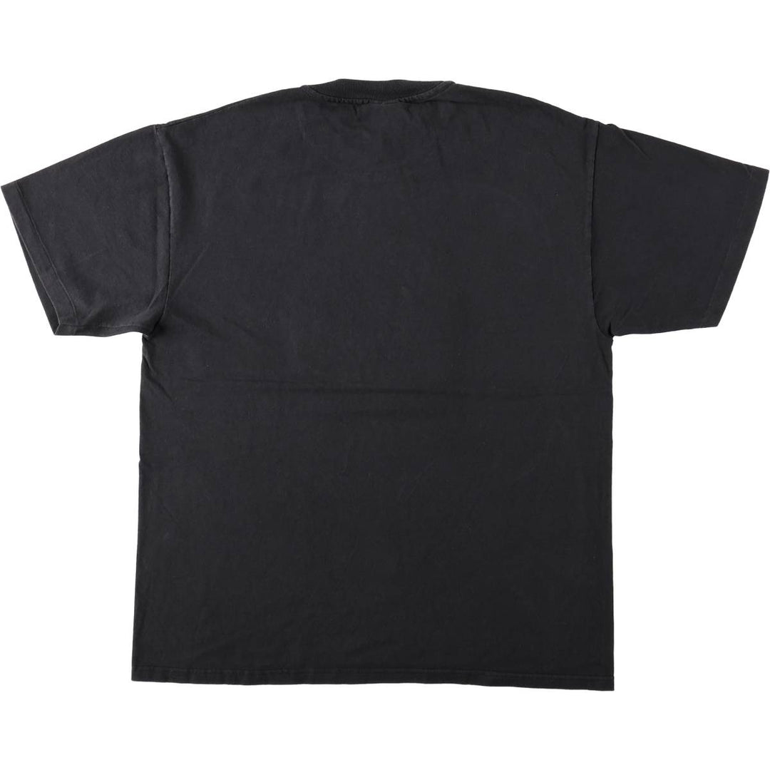 2000'S Hanes Heavyweight Embroidered T-Shirt, Men's Size L (approx.) cotton black type Vintage Second Hand
