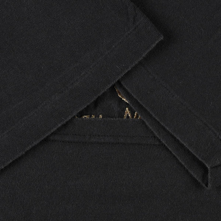 2000'S Hanes Heavyweight Embroidered T-Shirt, Men's Size L (approx.) cotton black type Vintage Second Hand