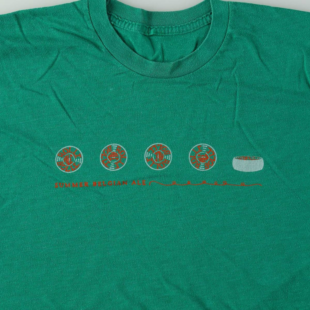 90'S Vintage Printed T-Shirt, Men's XL unclear green type Vintage Second Hand