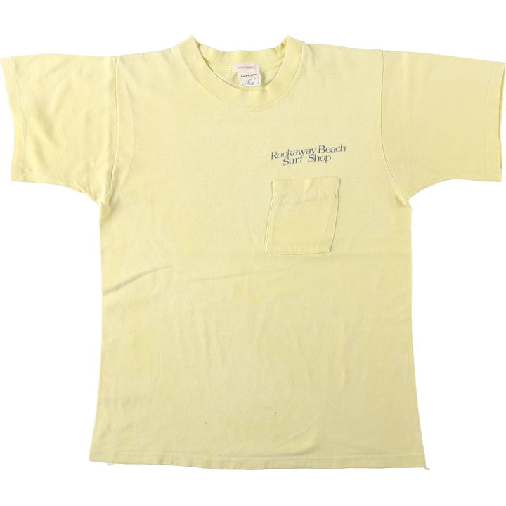90'S California T-Shirts Printed T-Shirt, Men's Size S (Equivalent), Vintage unclear yellow type Vintage Second Hand