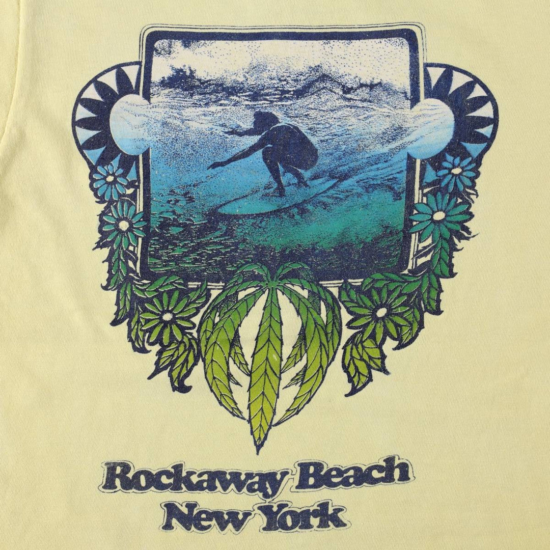 90'S California T-Shirts Printed T-Shirt, Men's Size S (Equivalent), Vintage unclear yellow type Vintage Second Hand