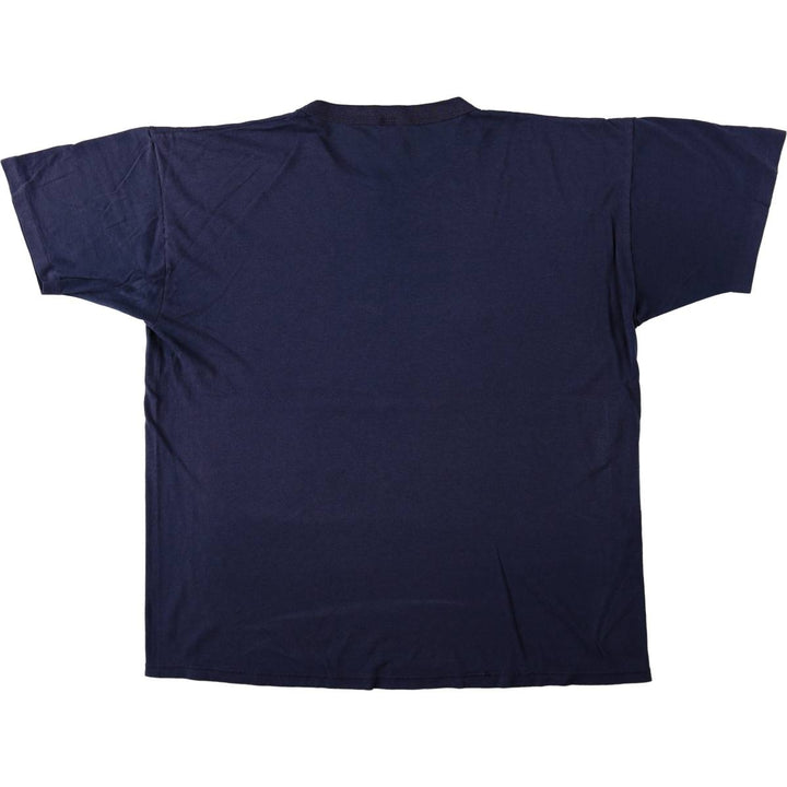 Vintage 90'S Russell print T-shirt, Made in USA, Men's XL cotton navy blue type Vintage Second Hand