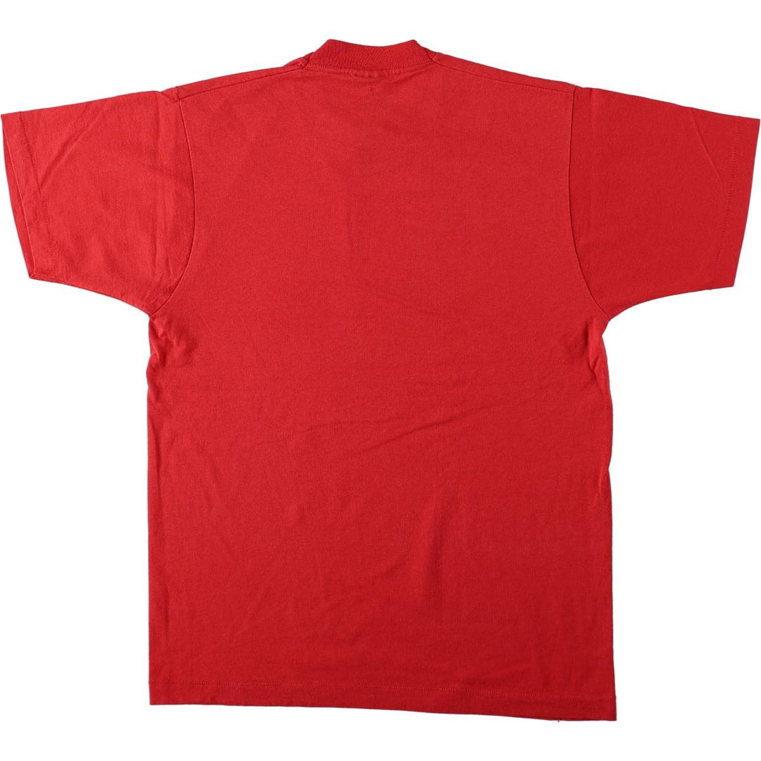 90'S Screen Stars Best Printed T-shirt Made in USA Men's L Vintage cotton red type Vintage Second Hand