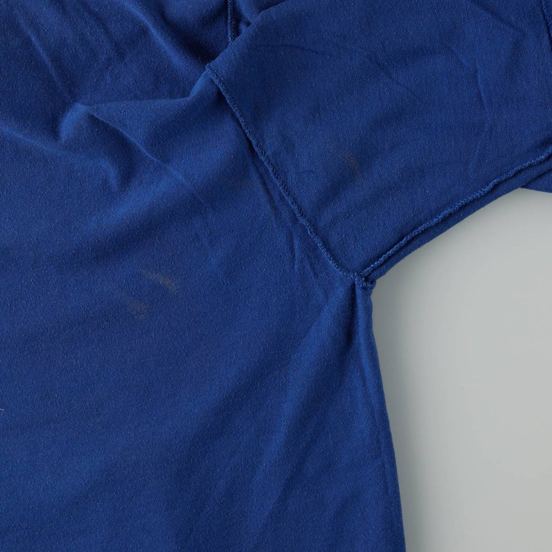 Vintage 80s-90'S Jerzees Printed T-Shirt, Made in USA, Men's XL cotton blue type Vintage Second Hand
