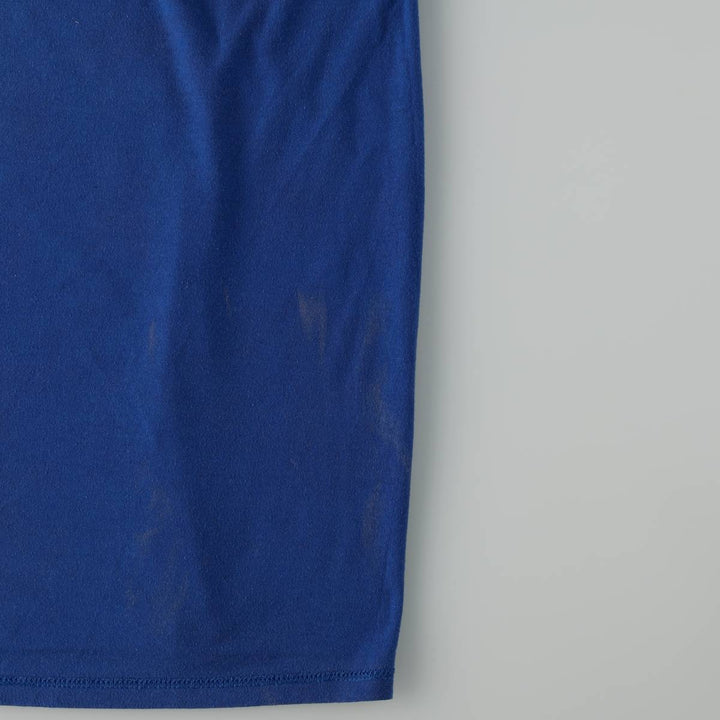 Vintage 80s-90'S Jerzees Printed T-Shirt, Made in USA, Men's XL cotton blue type Vintage Second Hand