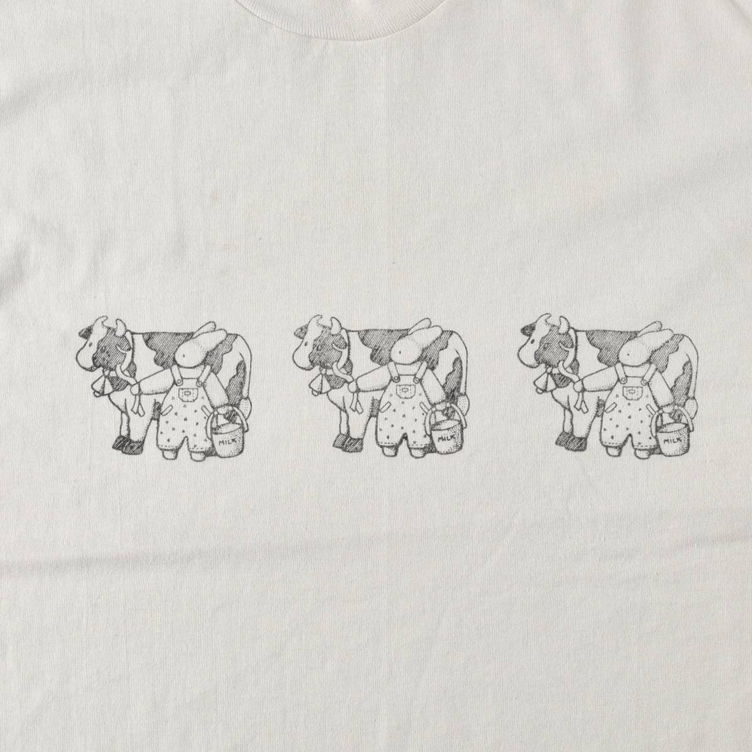 90'S Screen Stars Best Printed T-shirt Made in USA Men's L Vintage cotton white type Vintage Second Hand