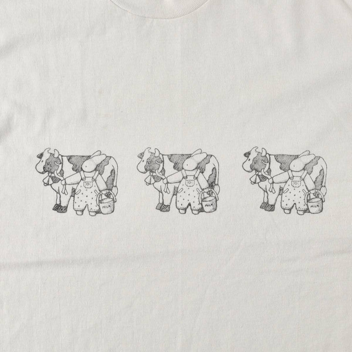 90'S Screen Stars Best Printed T-shirt Made in USA Men's L Vintage cotton white type Vintage Second Hand