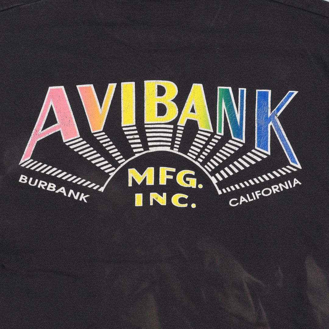 Printed T-shirt, men's size XL unclear black type Vintage Second Hand