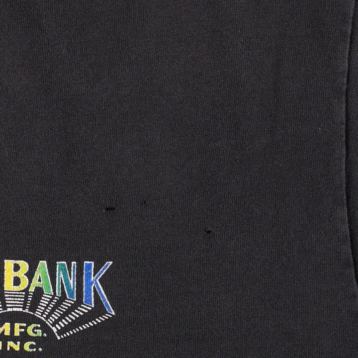 Printed T-shirt, men's size XL unclear black type Vintage Second Hand