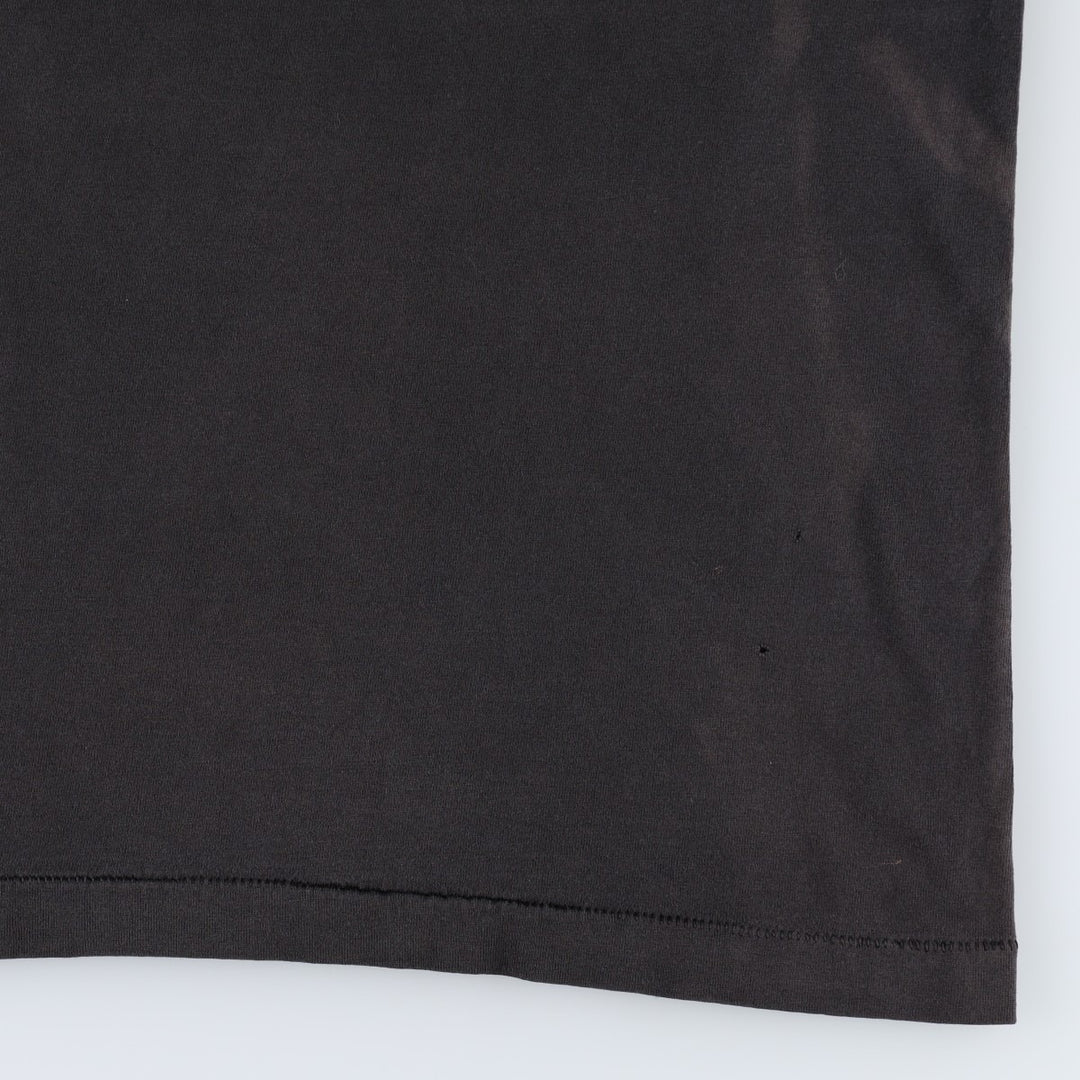 Printed T-shirt, men's size XL unclear black type Vintage Second Hand