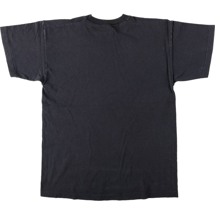 ~90'S Vintage Printed T-shirt, Men's M size unclear black type Vintage Second Hand