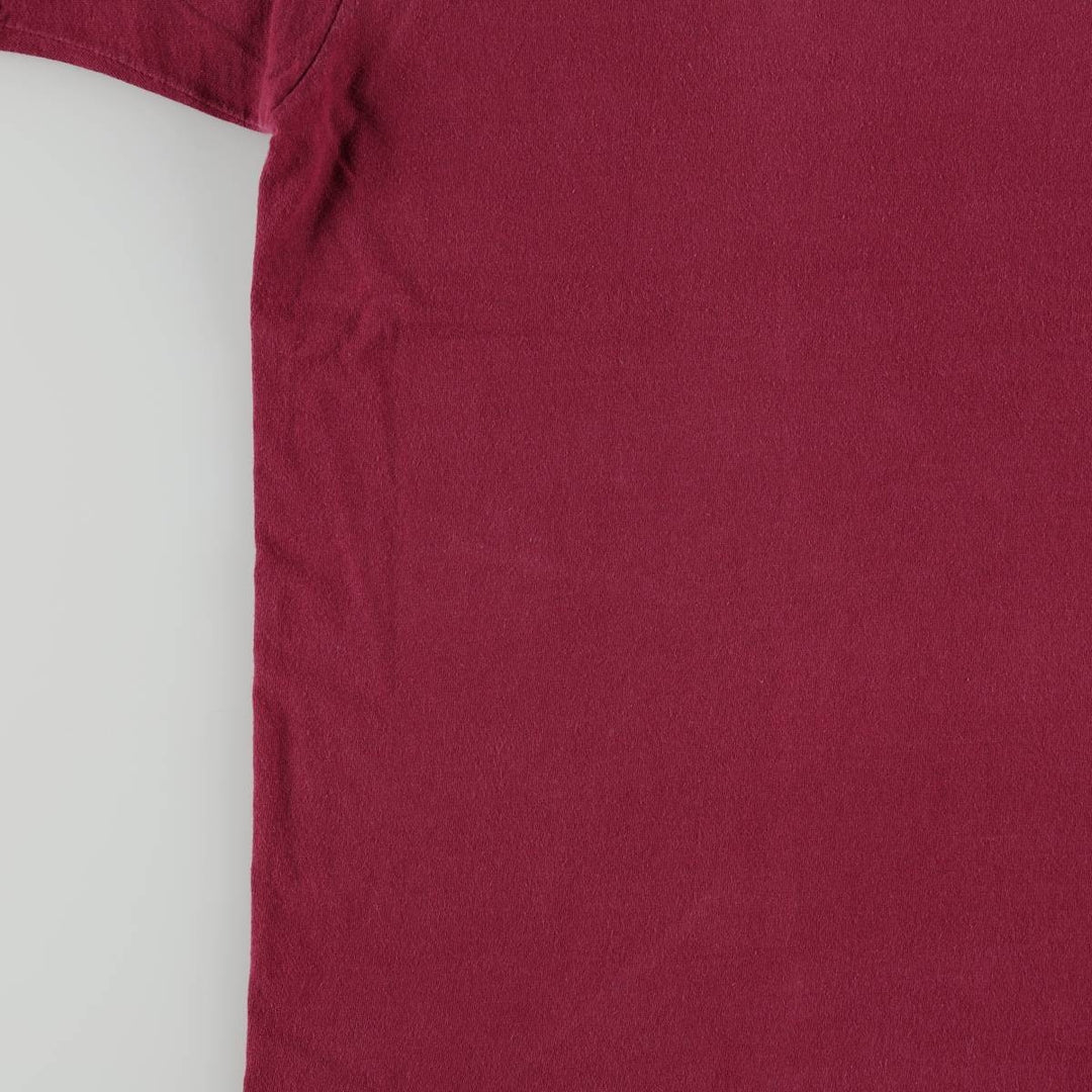 90'S ONEITA Triple Tomoe Print T-Shirt, Made in USA, Men's Size L (Equivalent), Vintage cotton Red type red-purple Vintage Second Hand