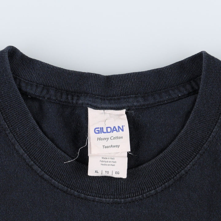 Gildan GEICO Advertising T-Shirt, Men's Size XL (equivalent) cotton black type Vintage Second Hand