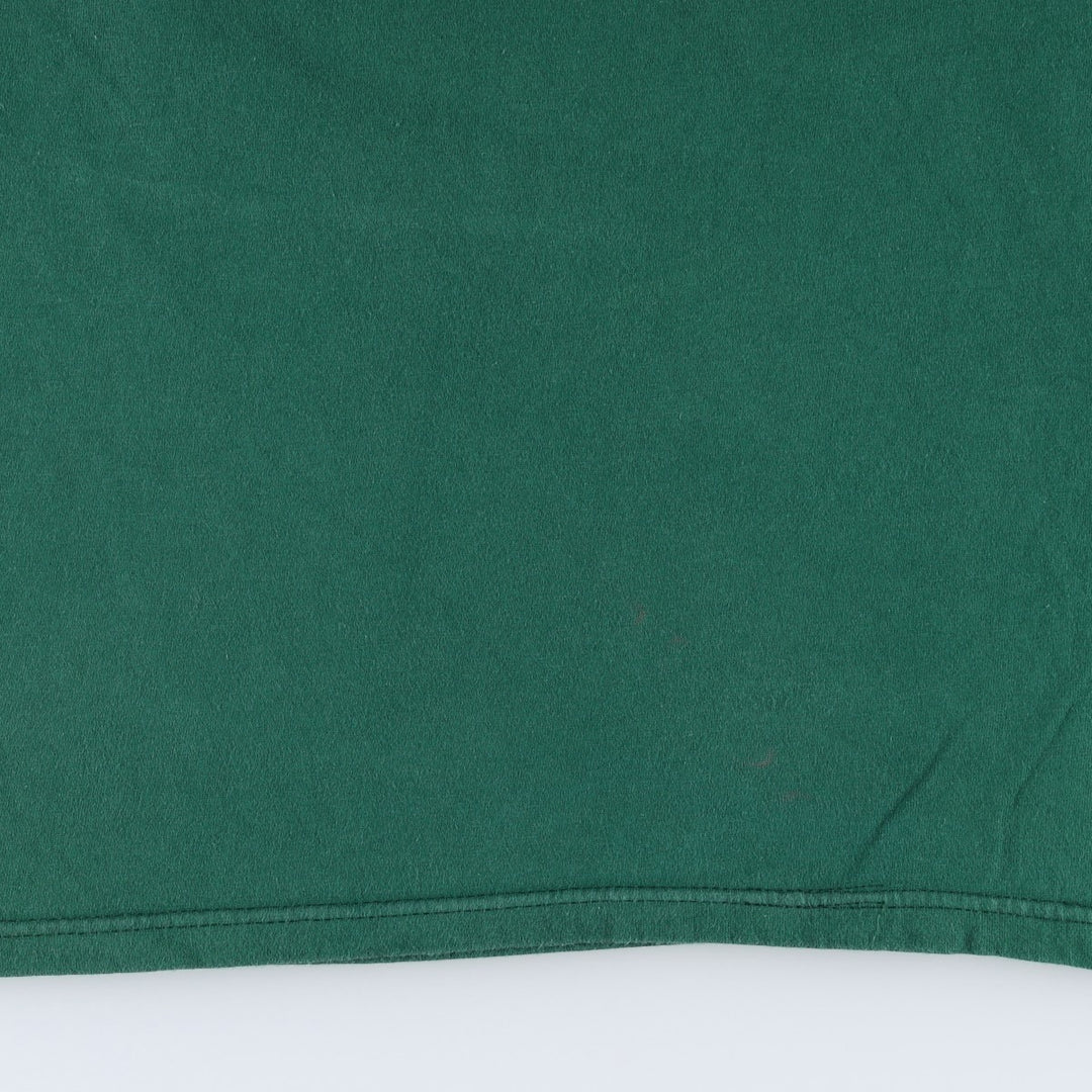 Hanes BEEFY-T GOLD'S GYM Advertising T-Shirt, Made in USA, Men's Size XL (approx.) cotton green type Vintage Second Hand
