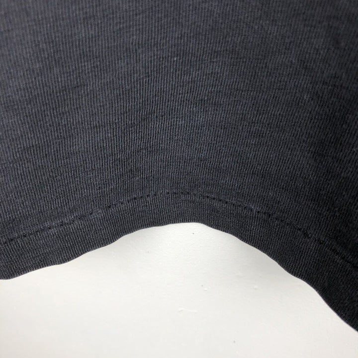 80s-90'S Hanes BEEFY-T College T-Shirt, Made in USA, Men's XL equivalent. cotton black type Vintage Second Hand
