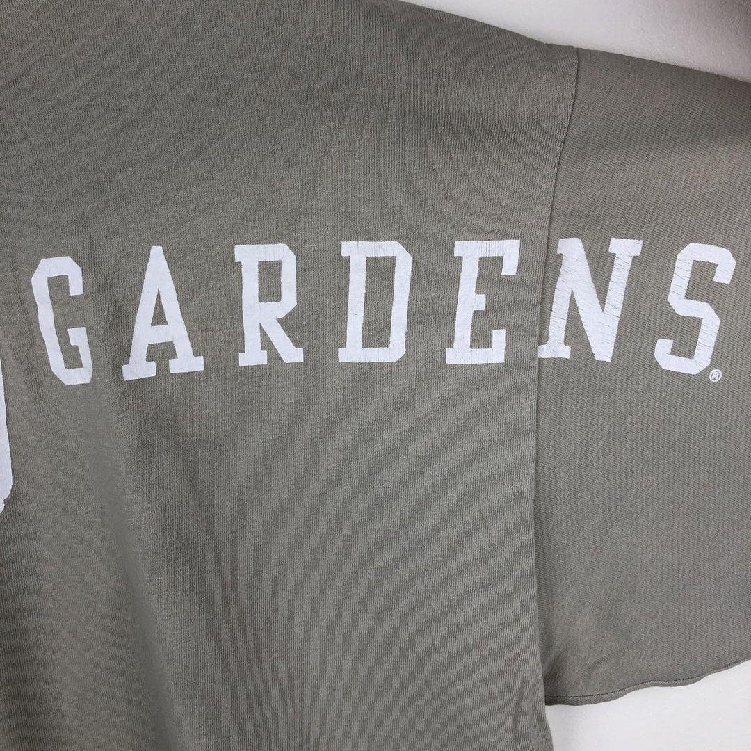90'S Hanes Heavyweight Print T-Shirt, Made in USA, Men's Size XL (approx.) cotton gray type Vintage Second Hand