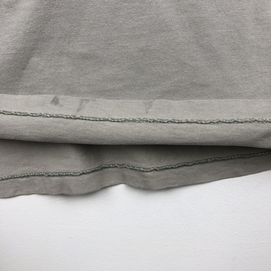 90'S Hanes Heavyweight Print T-Shirt, Made in USA, Men's Size XL (approx.) cotton gray type Vintage Second Hand