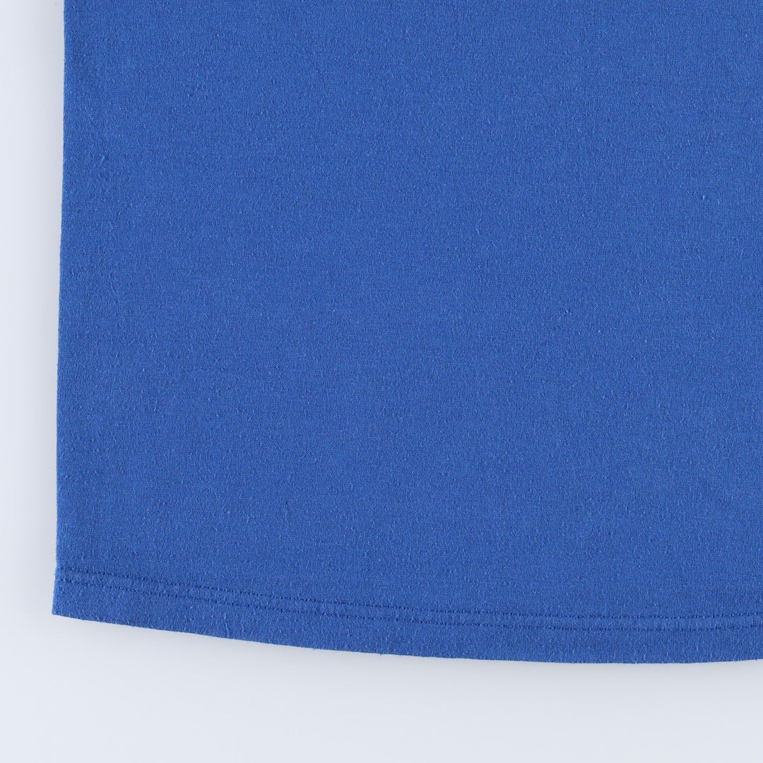 90'S Jerzees Message Print T-Shirt, Made in USA, Men's Size M (Equivalent), Vintage cotton blue type Vintage Second Hand