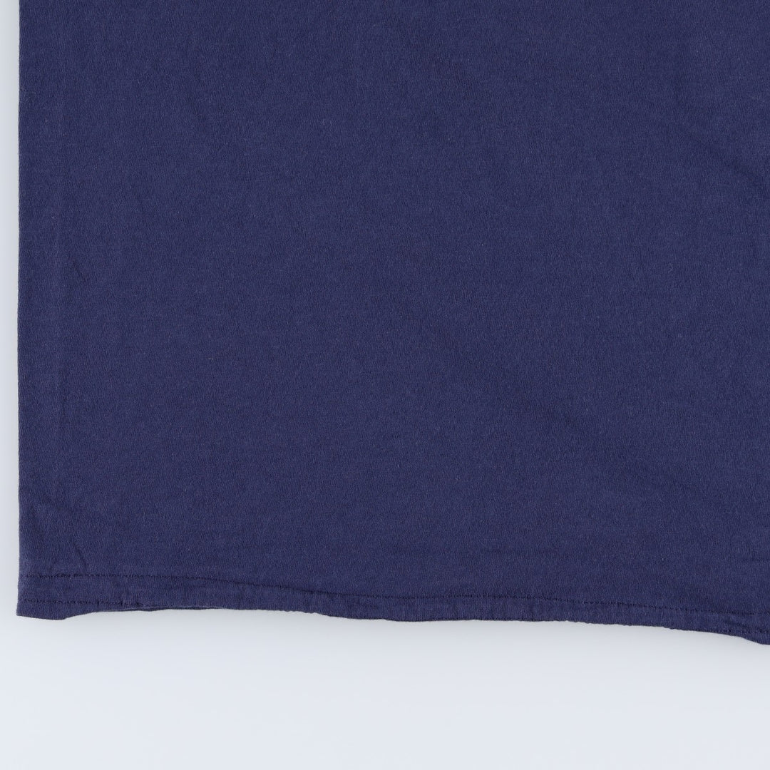 90'S STANFIELED'S Joy Laking Art T-Shirt, Made in Canada, Men's Size L (approx.), Vintage cotton navy blue type Vintage Second Hand