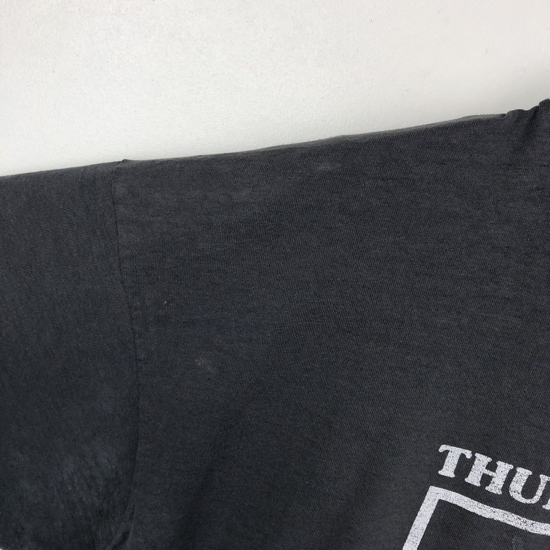 90'S Fruit of the Loom Best Print T-Shirt, Made in USA, Men's Size XL (approx.) cotton black type Vintage Second Hand