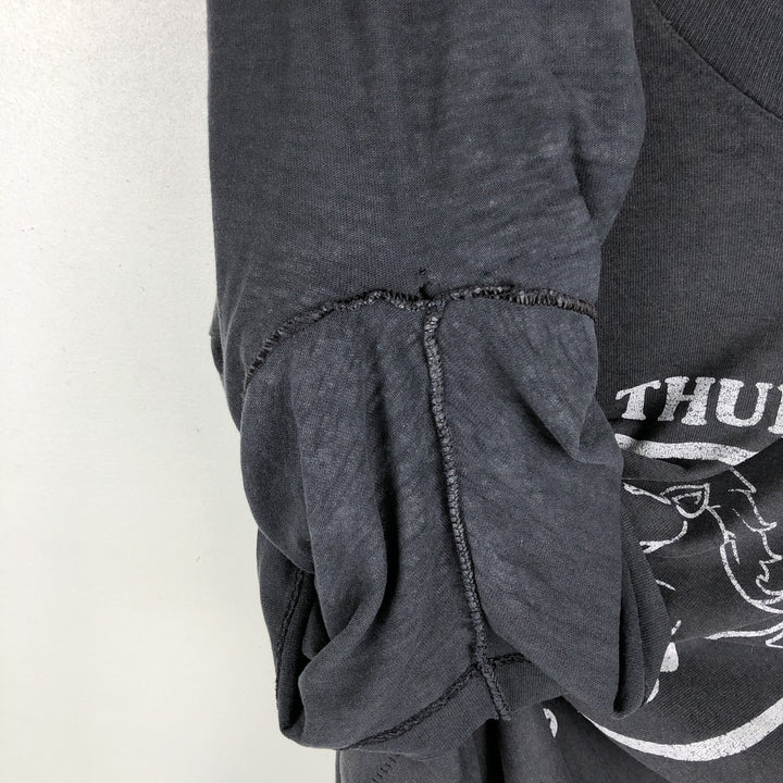 90'S Fruit of the Loom Best Print T-Shirt, Made in USA, Men's Size XL (approx.) cotton black type Vintage Second Hand