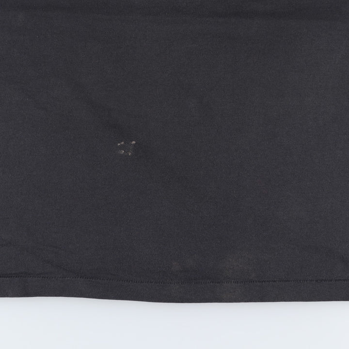 90'S Fruit of the Loom printed T-shirt, made in the USA, men's size L, vintage cotton black type Vintage Second Hand