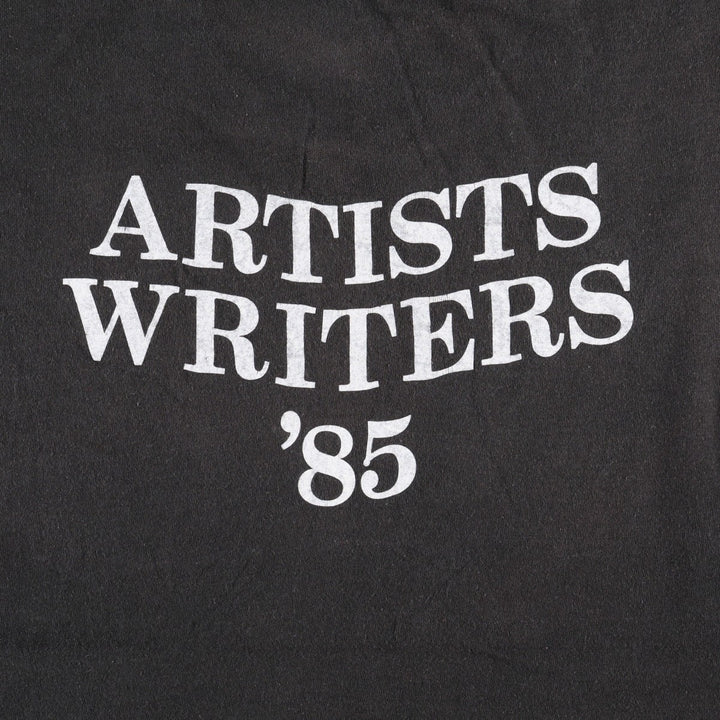80'S Screen Stars Printed T-Shirt, Made in USA, Men's Size Medium cotton black type Vintage Second Hand