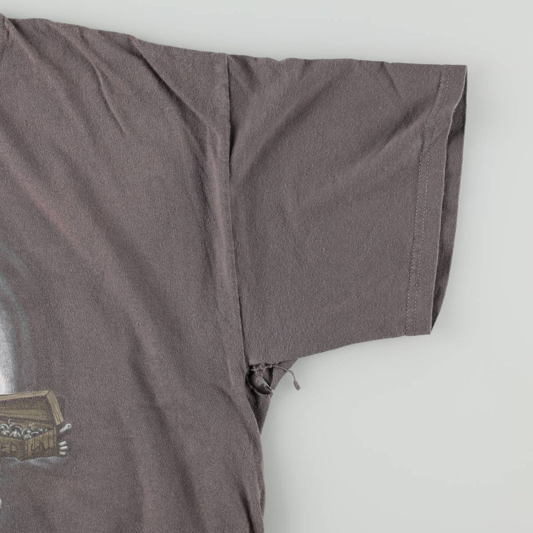 2000'S Gildan Achmed the Dead Terrorist Print T-Shirt, Men's XL (approx.) cotton Charcoal Vintage Second Hand