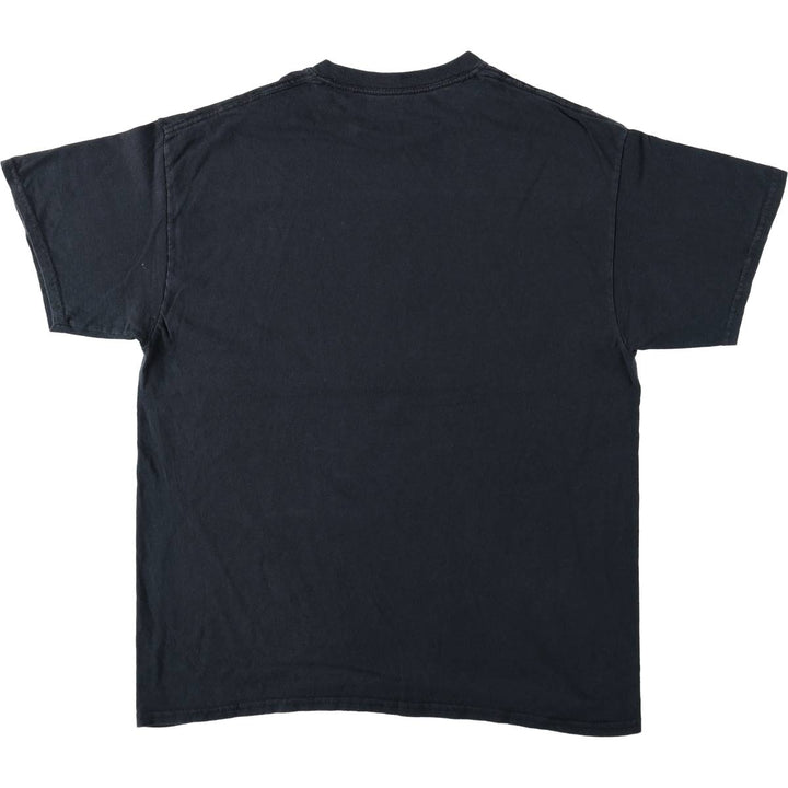 Parody Print T-Shirt, Men's Size M (equivalent), Crew Neck unclear black type Vintage Second Hand