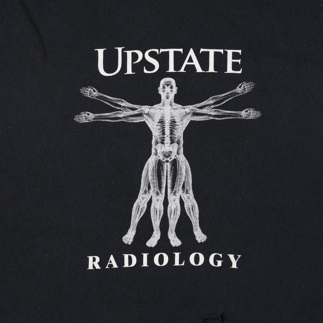 Parody Print T-Shirt, Men's Size M (equivalent), Crew Neck unclear black type Vintage Second Hand