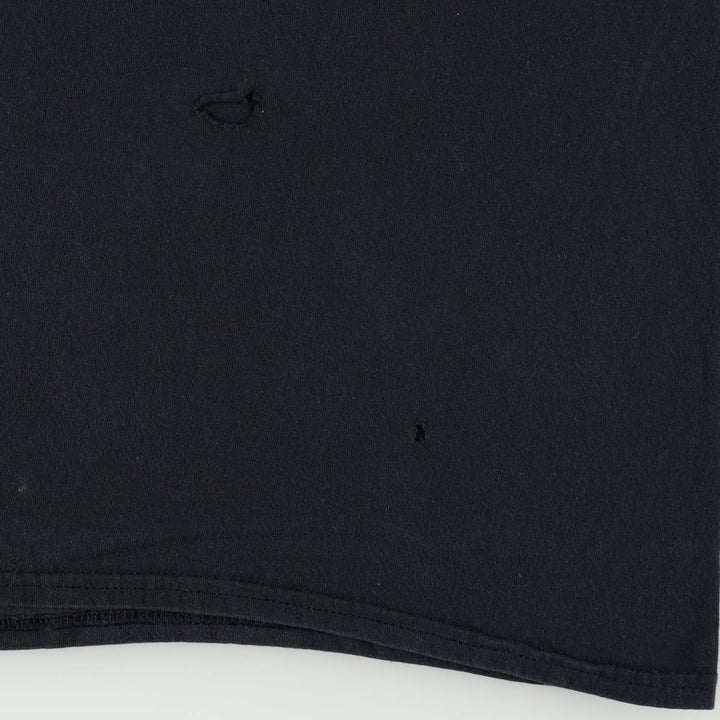 Parody Print T-Shirt, Men's Size M (equivalent), Crew Neck unclear black type Vintage Second Hand