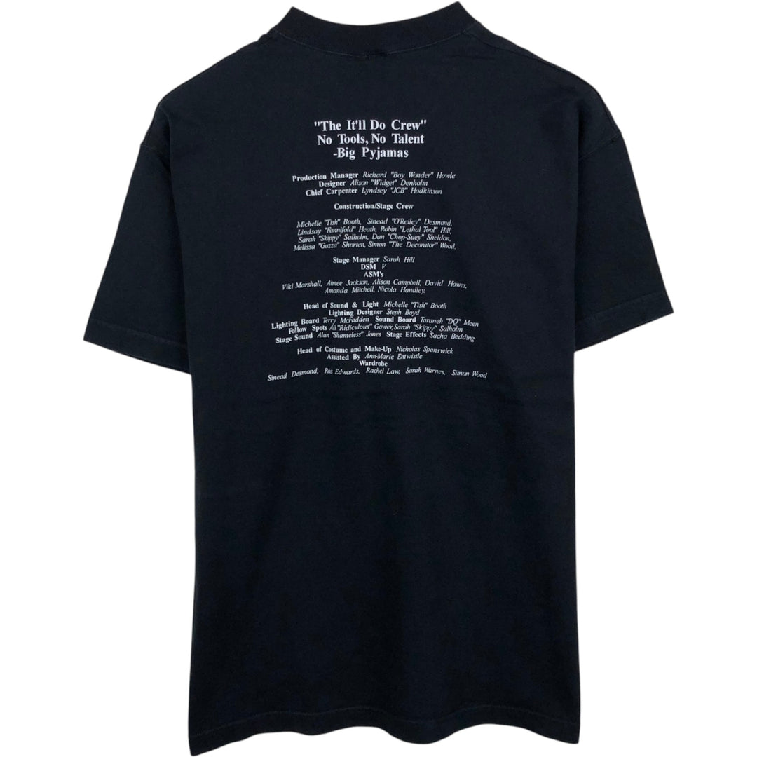 90'S Screen Stars The Pajama Game Print T-Shirt, Men's Size M (approx.), Vintage cotton black type Vintage Second Hand