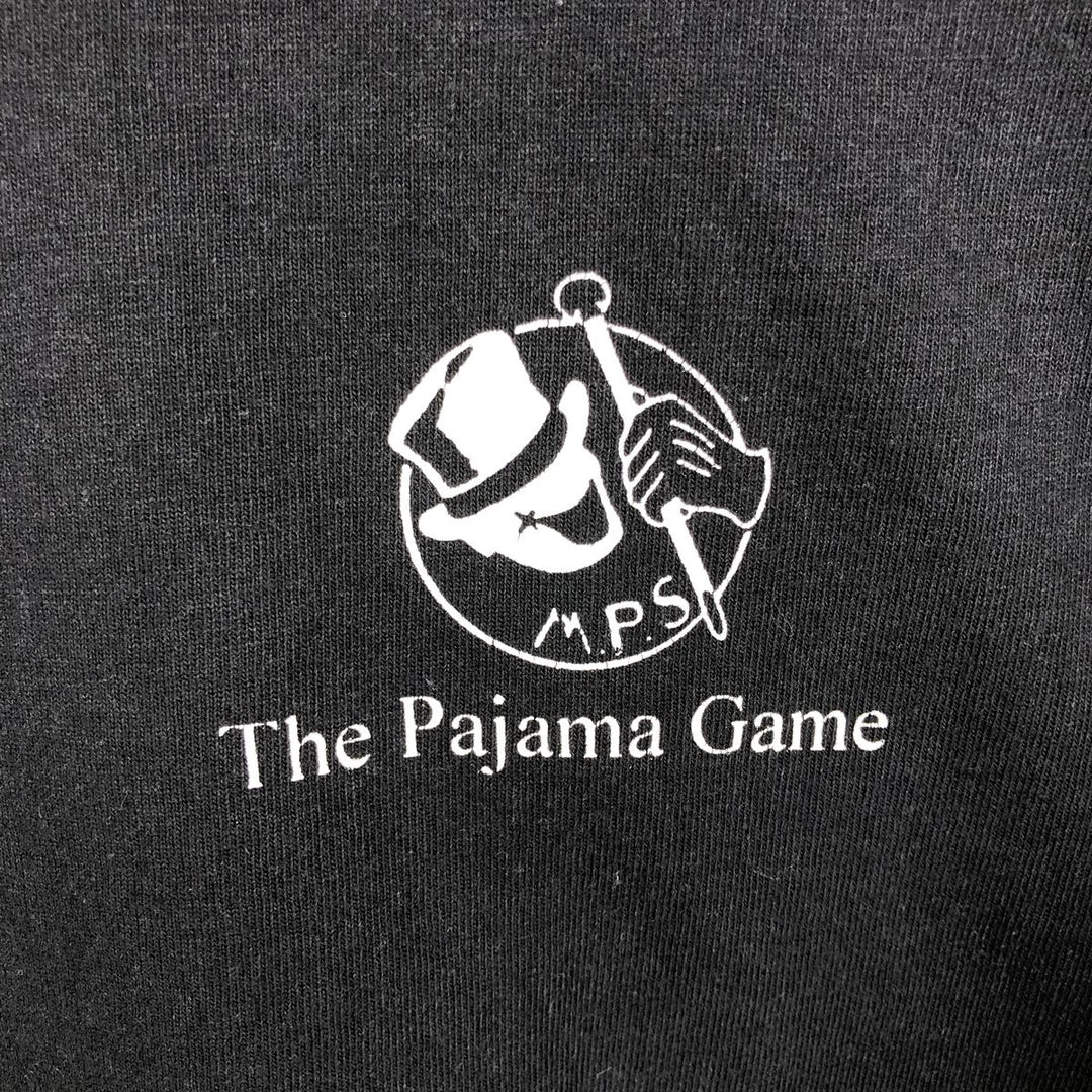 90'S Screen Stars The Pajama Game Print T-Shirt, Men's Size M (approx.), Vintage cotton black type Vintage Second Hand