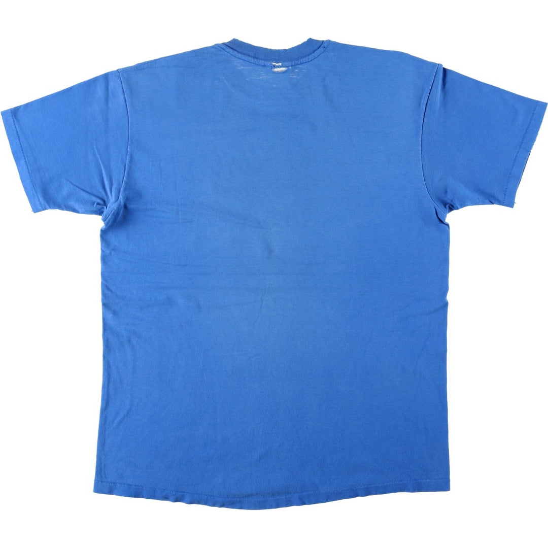 80'S Hanes BEEFY-T Blue Tag SKYWALKER Ranch Advertising T-Shirt, Made in USA, Men's XL equivalent, Vintage cotton blue type Vintage Second Hand