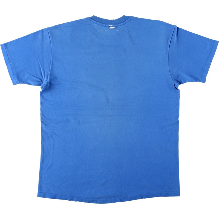 80'S Hanes BEEFY-T Blue Tag SKYWALKER Ranch Advertising T-Shirt, Made in USA, Men's XL equivalent, Vintage cotton blue type Vintage Second Hand