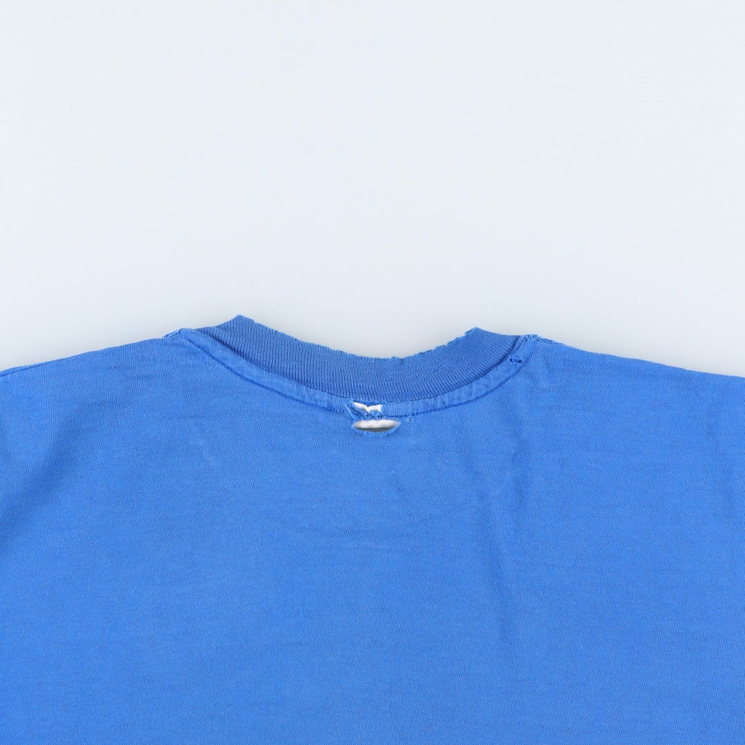 80'S Hanes BEEFY-T Blue Tag SKYWALKER Ranch Advertising T-Shirt, Made in USA, Men's XL equivalent, Vintage cotton blue type Vintage Second Hand