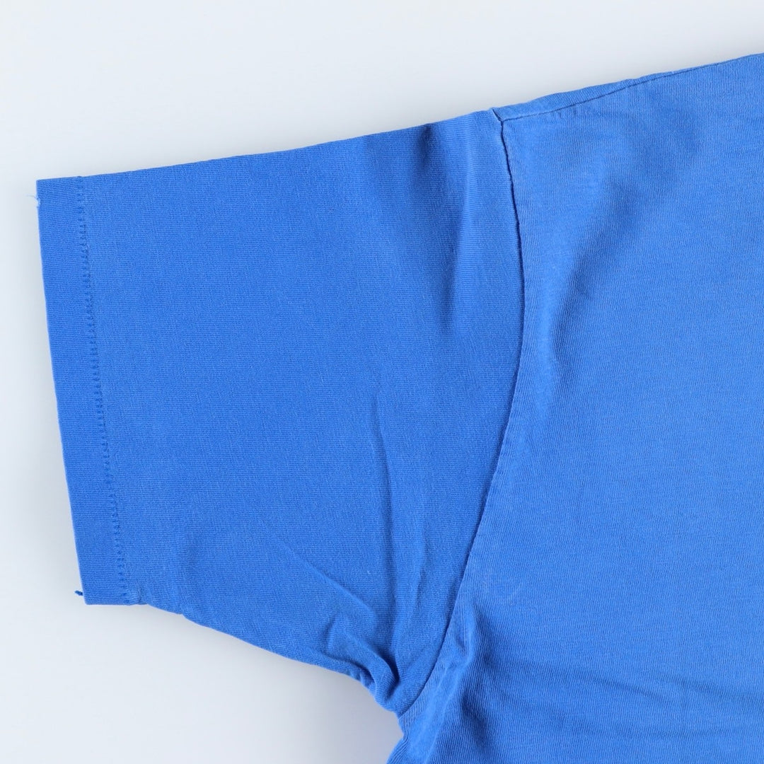 80'S Hanes BEEFY-T Blue Tag SKYWALKER Ranch Advertising T-Shirt, Made in USA, Men's XL equivalent, Vintage cotton blue type Vintage Second Hand