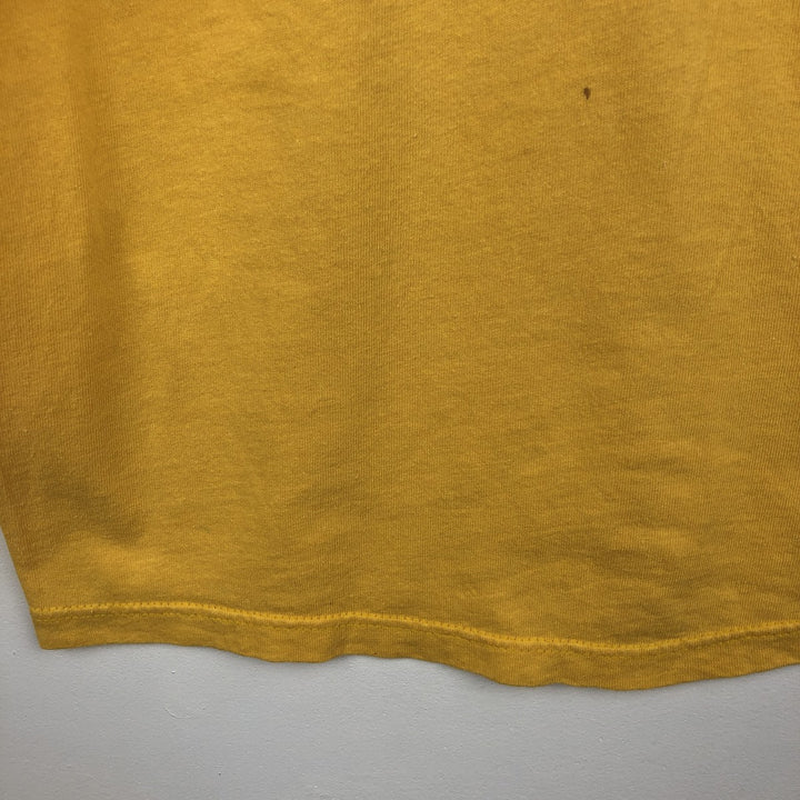 90'S Stedman HI CRU Fish Print T-Shirt, Made in USA, Men's Size M (approx.) cotton yellow type Vintage Second Hand