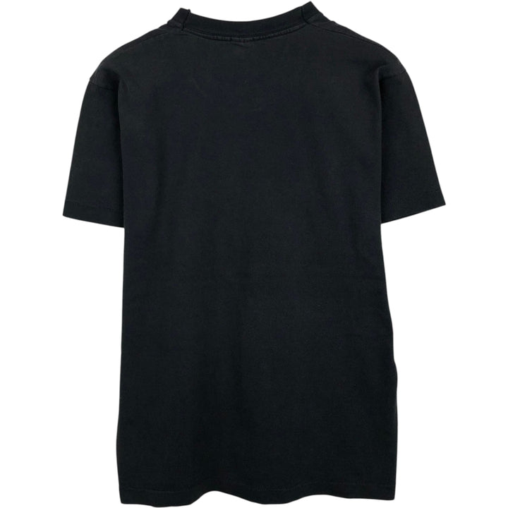 90'S Fruit of the Loom printed T-shirt, made in the USA, men's size L, vintage cotton black type Vintage Second Hand