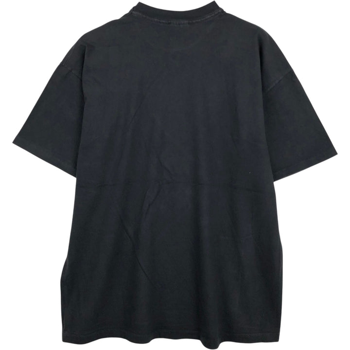 90'S Hanes BEEFY-T Printed T-shirt Made in USA Men's XL Vintage cotton black type Vintage Second Hand