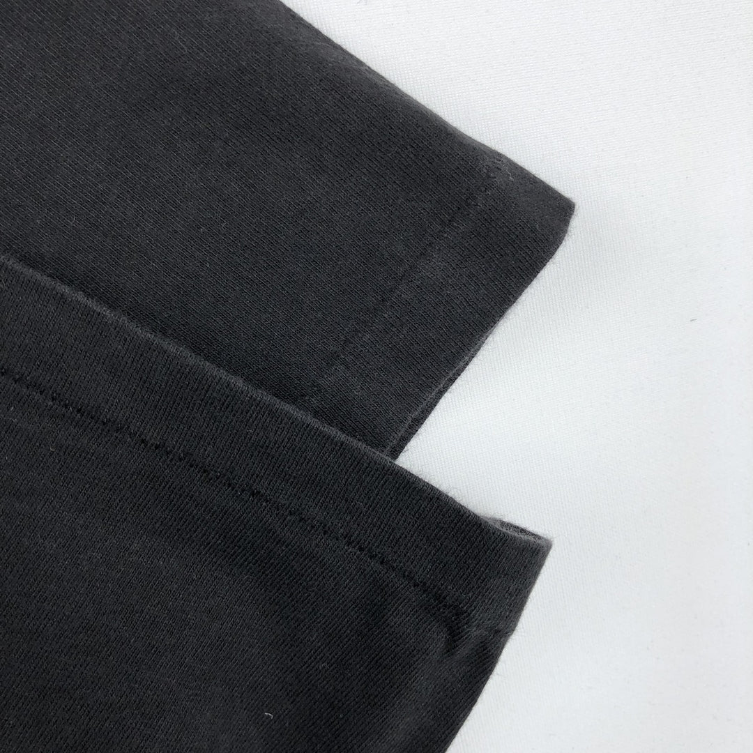 90'S Hanes BEEFY-T Printed T-shirt Made in USA Men's XL Vintage cotton black type Vintage Second Hand