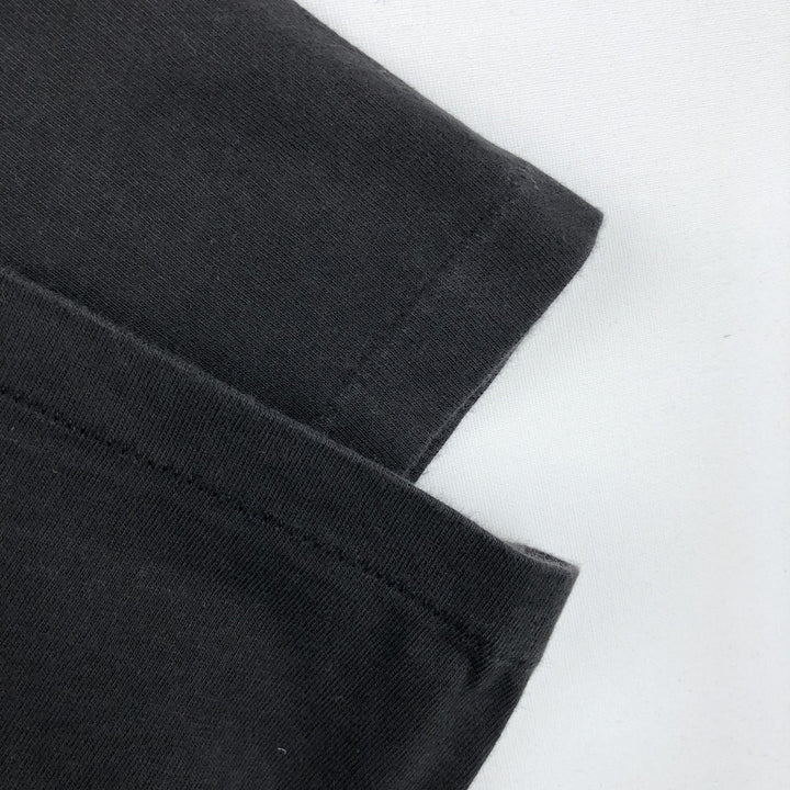 90'S Hanes BEEFY-T Printed T-shirt Made in USA Men's XL Vintage cotton black type Vintage Second Hand